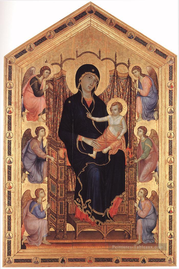 Rucellai Madonna école siennoise Duccio Peintures à l'huile